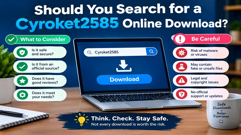 Should You Search for a Cyroket2585 Online Download?