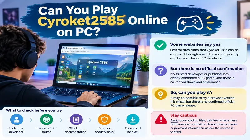 Can You Play Cyroket2585 Online on PC?