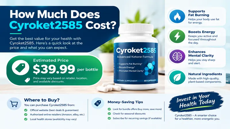 how much does cyroket2585 cost